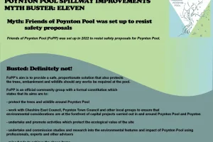 Myth Eleven: Friends of Poynton Pool were set up to resist safety proposals